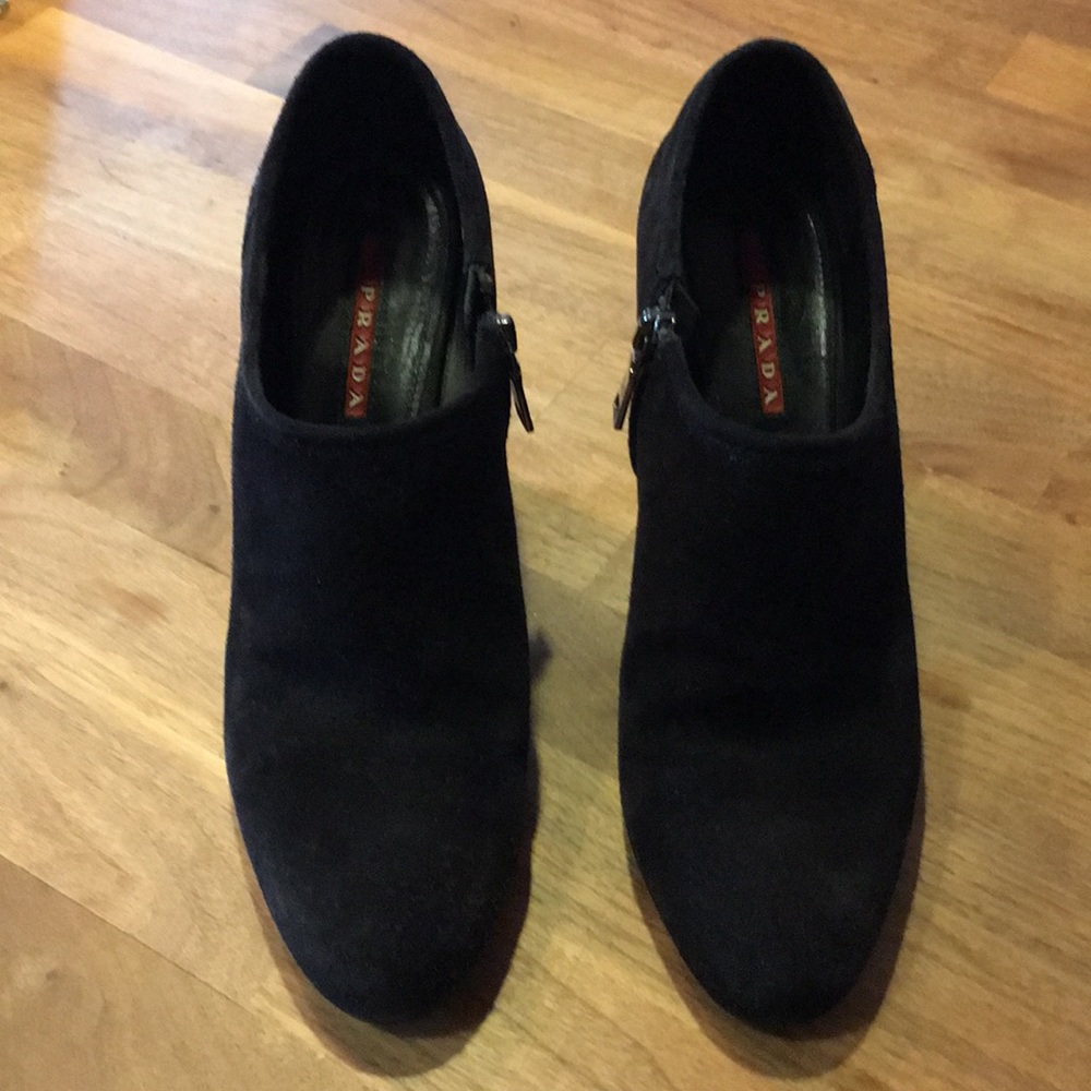 Prada Suede Booties